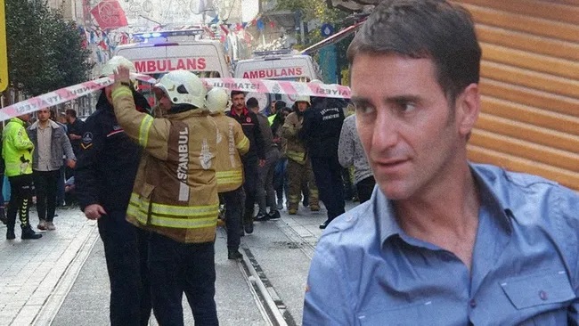 Bekir Aksoy Taksim'deki patlamaya şahit olmuş! 'Allah Türk halkına sabır versin'