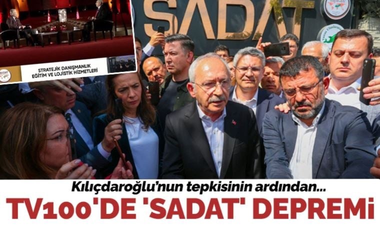 Tv100'den yeni 'SADAT' açıklaması: 'SADAT yetkililerinin ahlaka sığmayan tweetleri'