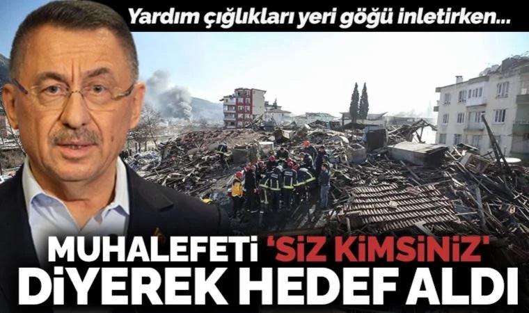 Son Dakika... Cumhurbaşkanı Yardımcısı Fuat Oktay Kılıçdaroğlu'nu hedef aldı