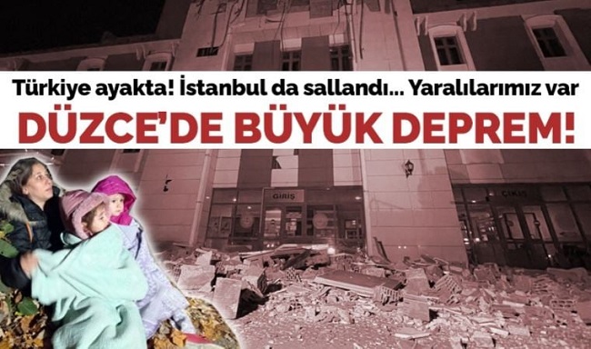 Son dakika... Düzce'de 5.9 büyüklüğünde deprem: İstanbul, Ankara, Eskişehir, Bursa, Kocaeli, Bolu, Edirne'de de hissedildi