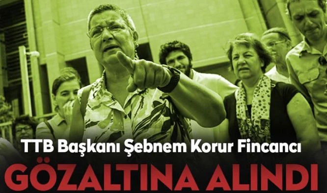 Son Dakika: TTB Başkanı Şebnem Korur Fincancı gözaltına alındı Son dakika gelişmesi... Adli tıp uzmanı ve Türk Tabipleri Birliği Başkanı Prof. Dr. Şebnem Korur Fincancı gözaltına alındı. Ankara Cumhuriyet Başsavcılığı, 
