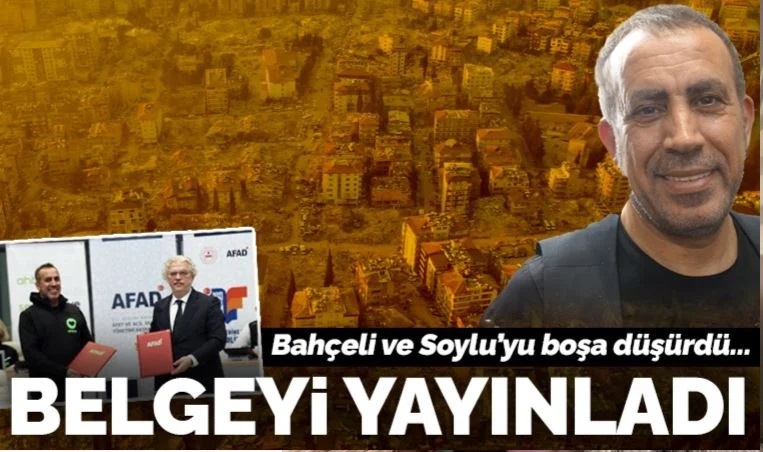 Son Dakika: Haluk Levent Bahçeli'yi de Soylu'yu da boşa düşüren belgeyi yayınladı