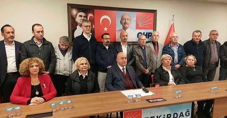 Tekirdağ’da, CHP'de 19 istifa sonrası il yönetimi düştü