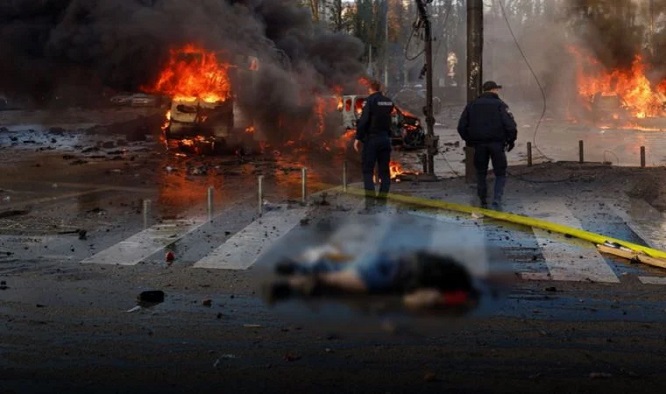 Son Dakika... Kiev'in merkezinde patlama: Ölü ve yaralılar var