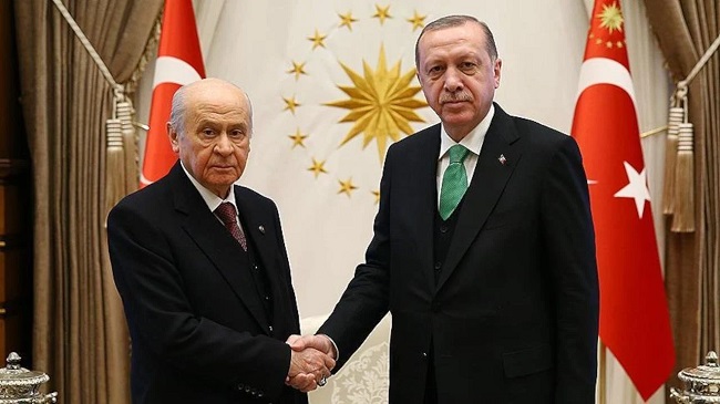 Erdoğan ve Bahçeli bugün Beştepe'de görüşecek
