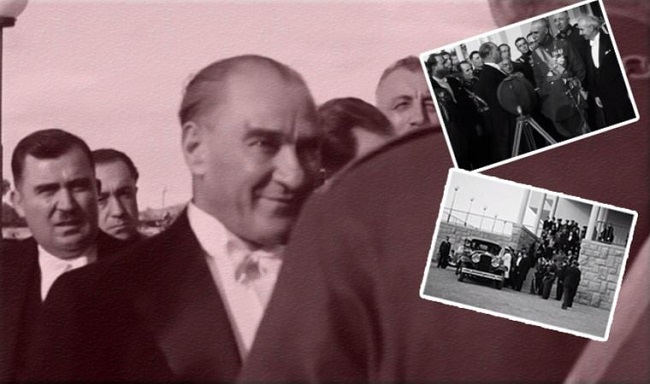 Atatürk'ün görüntüleri yeniden gündem oldu: Şah Pehlevi'yi böyle karşılamıştı