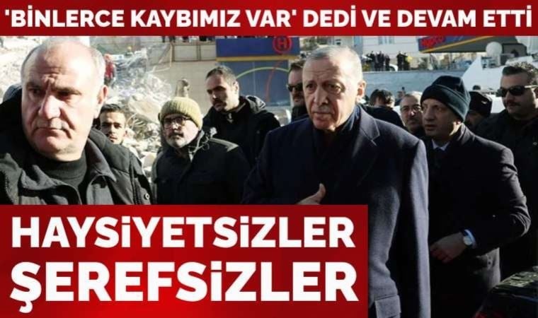 Son Dakika... Erdoğan duyurdu: Depremlerde can kaybı 9 bin 57'ye yükseldi