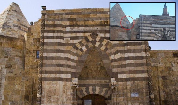 Cacabey Medresesi'nde milyonluk restorasyon faciası: Tarihi kubbeye alüminyum pencere taktılar