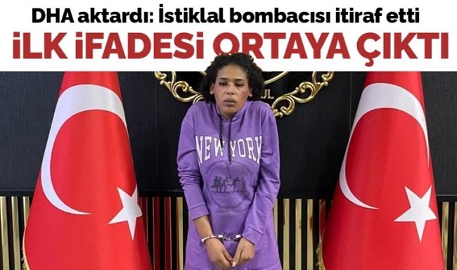 Son Dakika: Beyoğlu İstiklal Caddesi'ndeki bombalı saldırıyı gerçekleştiren teröristin ilk ifadesi ortaya çıktı