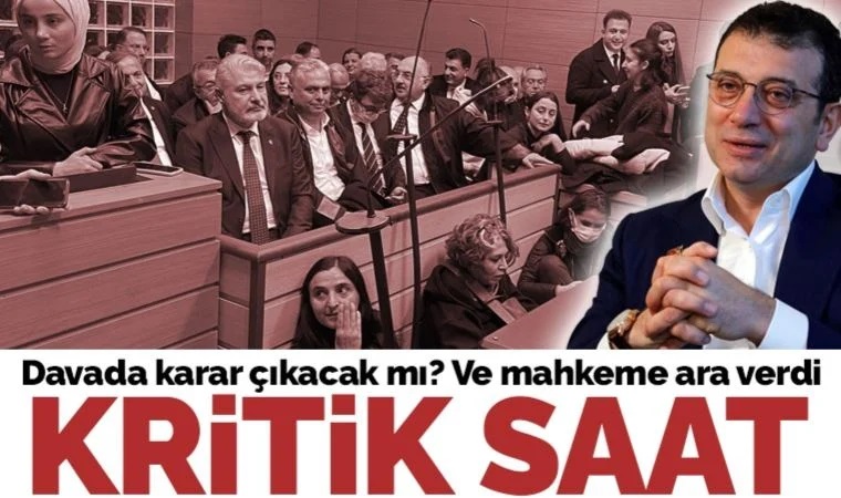 Son dakika... İmamoğlu'na 'siyasi yasak' davası: Türkiye'nin izlediği duruşmaya 3 saat ara verildi