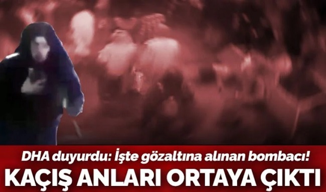 Son dakika... DHA, İstiklal Caddesi'ndeki bombalı saldırıda şüpheli kadının 'kaçış anlarını' ve 'yakalanma görüntülerini' paylaştı