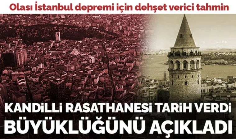 Kandilli Rasathanesi Deprem Araştırma Enstitüsü Müdürü Prof. Dr. Kalafat İstanbul depremiyle ilgili net konuştu: '2030 yılına kadar...'