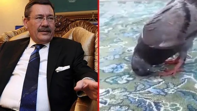 Kabe'de güvercinin secde ettiği videoya Melih Gökçek'in yorumu olay oldu