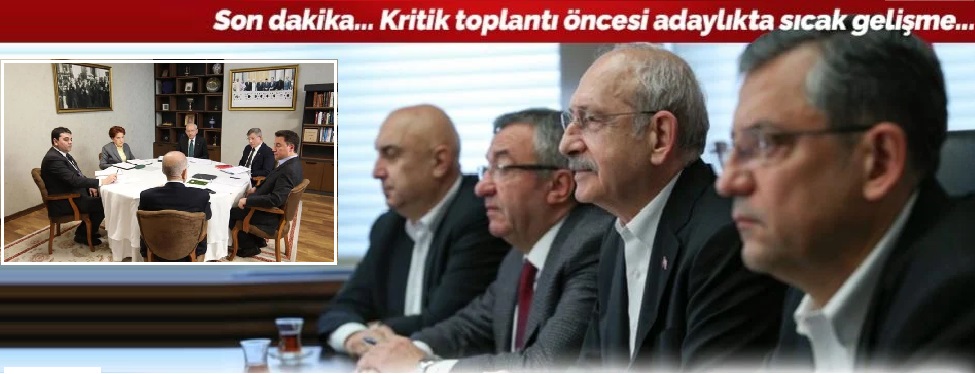 Son Dakika: Gözler altılı masanın toplantısında... CHP'li Özel'den kritik açıklama
