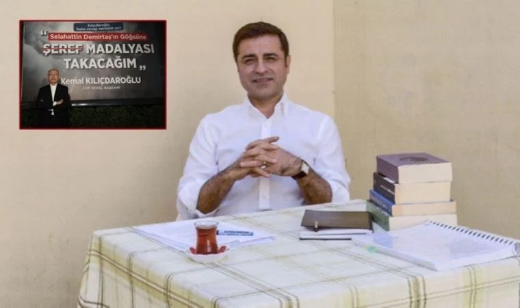 Selahattin Demirtaş'tan 'Kılıçdaroğlu' ve 'korsan afiş' açıklaması: 'Halkımız, bu provokasyonlara asla alet olmayacak'