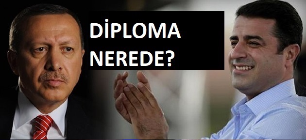 Demirtaş'tan Erdoğan'a 'diploma' soruları: 