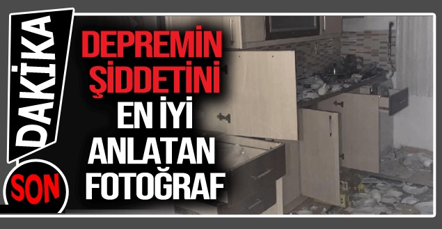 Düzce'de meydana gelen depremin şiddetini en iyi anlatan fotoğraf