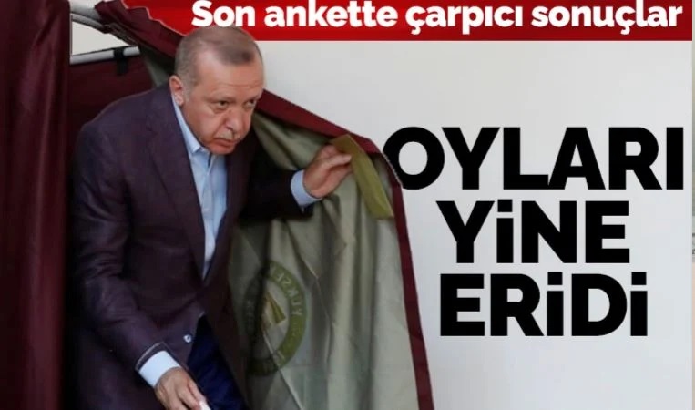 ORC son anketini yayımladı: Erdoğan'ın oyları yine eridi