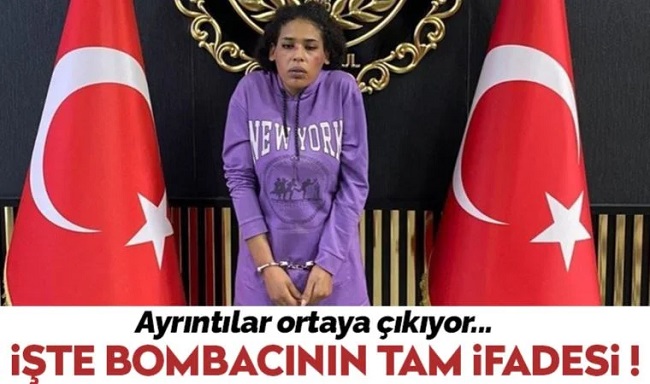 İstiklal bombacısı Ahlam Albashır'ın tam ifadesi ortaya çıktı