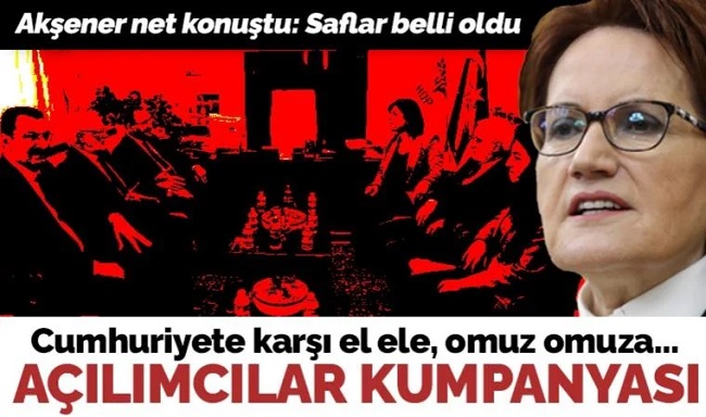 Son Dakika... Meral Akşener'den AKP-HDP görüşmesi hakkında ilk açıklama: 'Açılımcılar kumpanyası yeniden başlıyor'