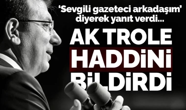 Murat Ongun'dan yandaş gazeteci Taha Hüseyin Karagöz'e İmamoğlu yanıtı