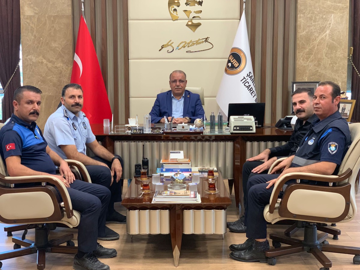 Zabıta Amirinden Meclis Başkanına ziyaret 